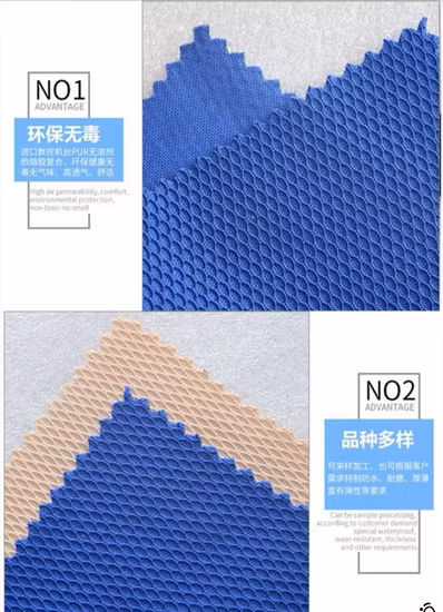 Tejido de punto elástico compuesto de malla, material ligero y transpirable